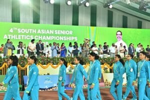 रांची में चौथी सैफ सीनियर एथलेटिक्स चैंपियनशिप-2025 का भव्य आगाज 3 179cc8c2 e6fb 475e 8624 b56b68d11294