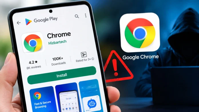 Fake Chrome App